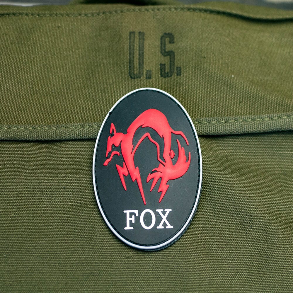 MGS Metal Gear Solid Ghost FOX  Morale tactics 3D PVC Patch 