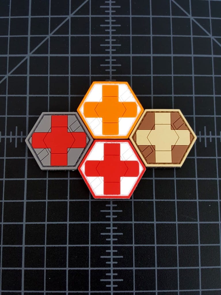 Hexagon Medical Cross Patch picture