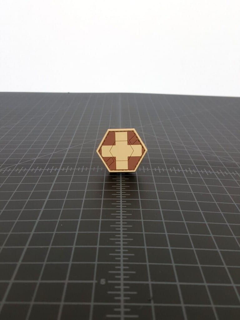 Hexagon Medical Cross Patch pic image