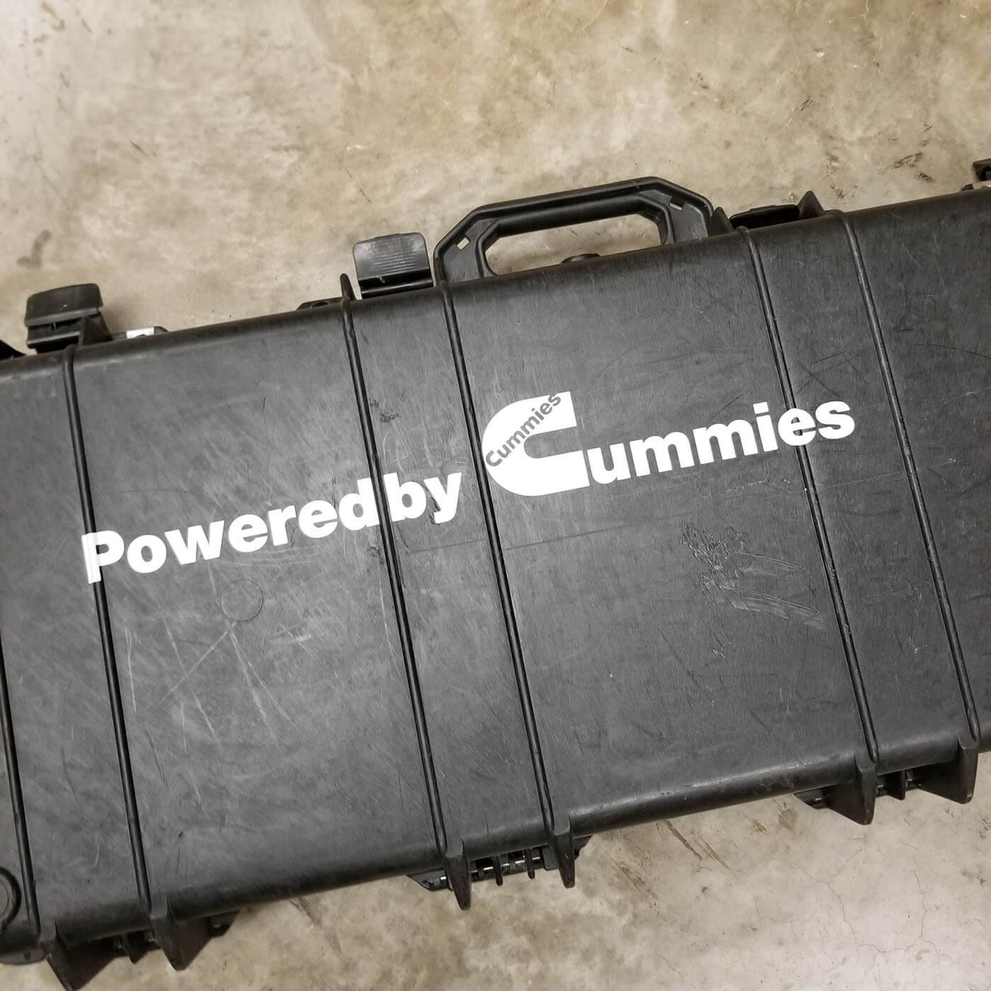 Powered by Cummmies sticker